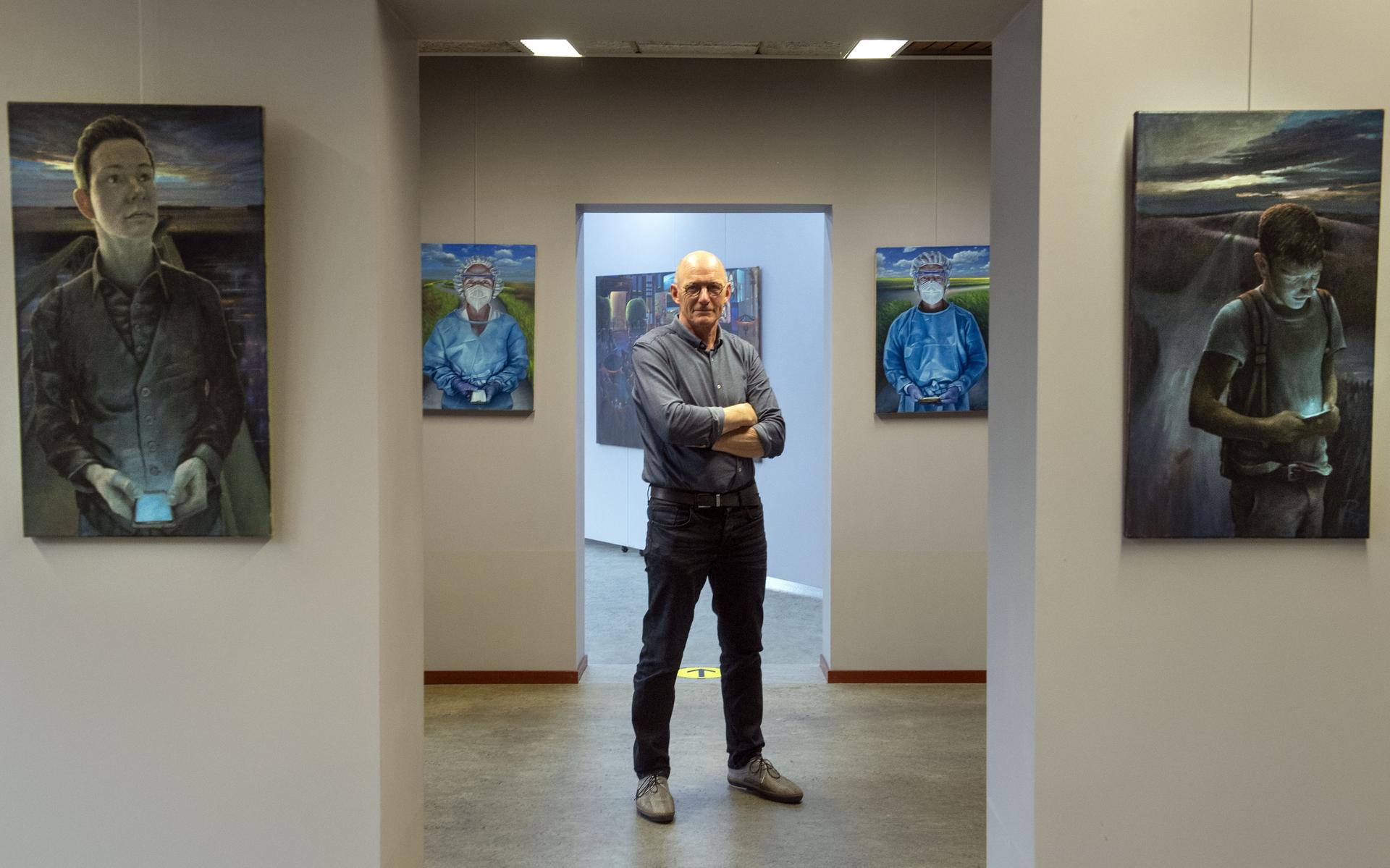 Kunstschilder Fokko Rijkens uit Roderwolde gelooft in de mogelijkheden van Noord-Nederland - Dagblad