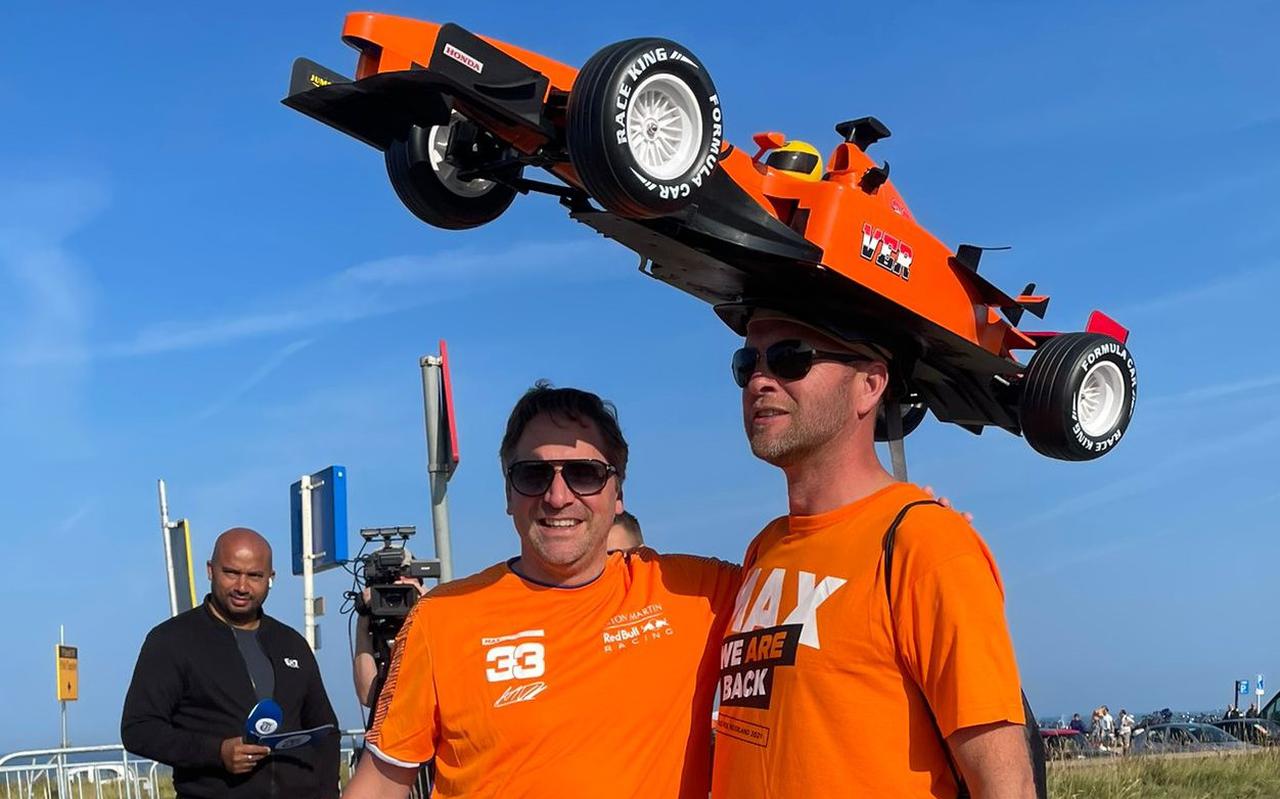 Chris de Vries was in september zelf een attractie tijdens de GP Formule 1 in Zandvoort