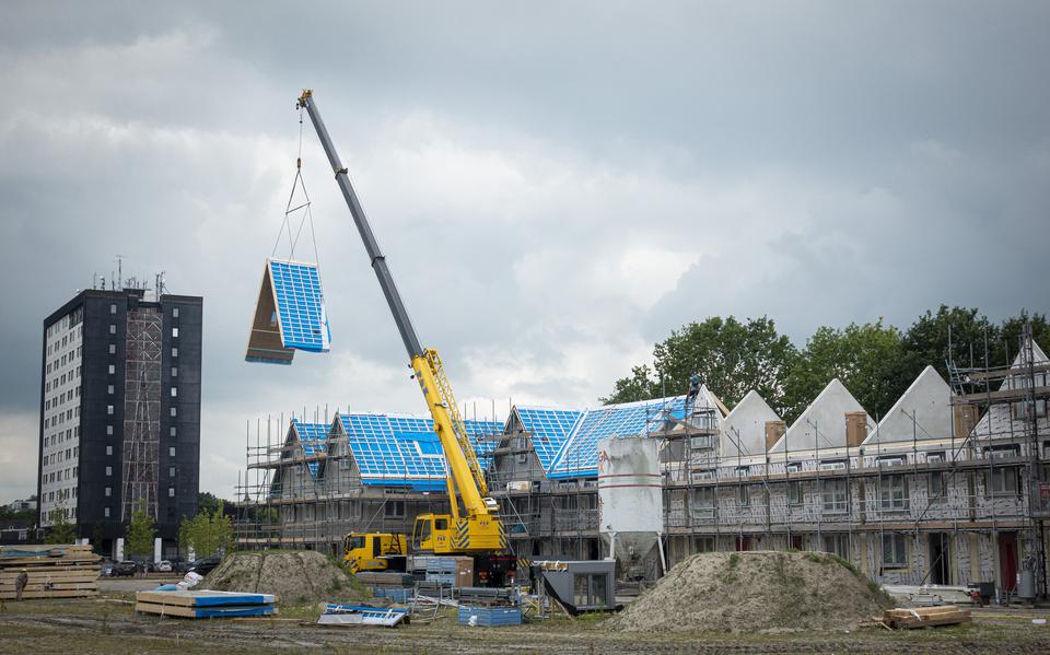 Bij nieuwbouwwijk Asselyn verkocht projectontwikkelaar Credo vijftien woningen door aan een belegger.