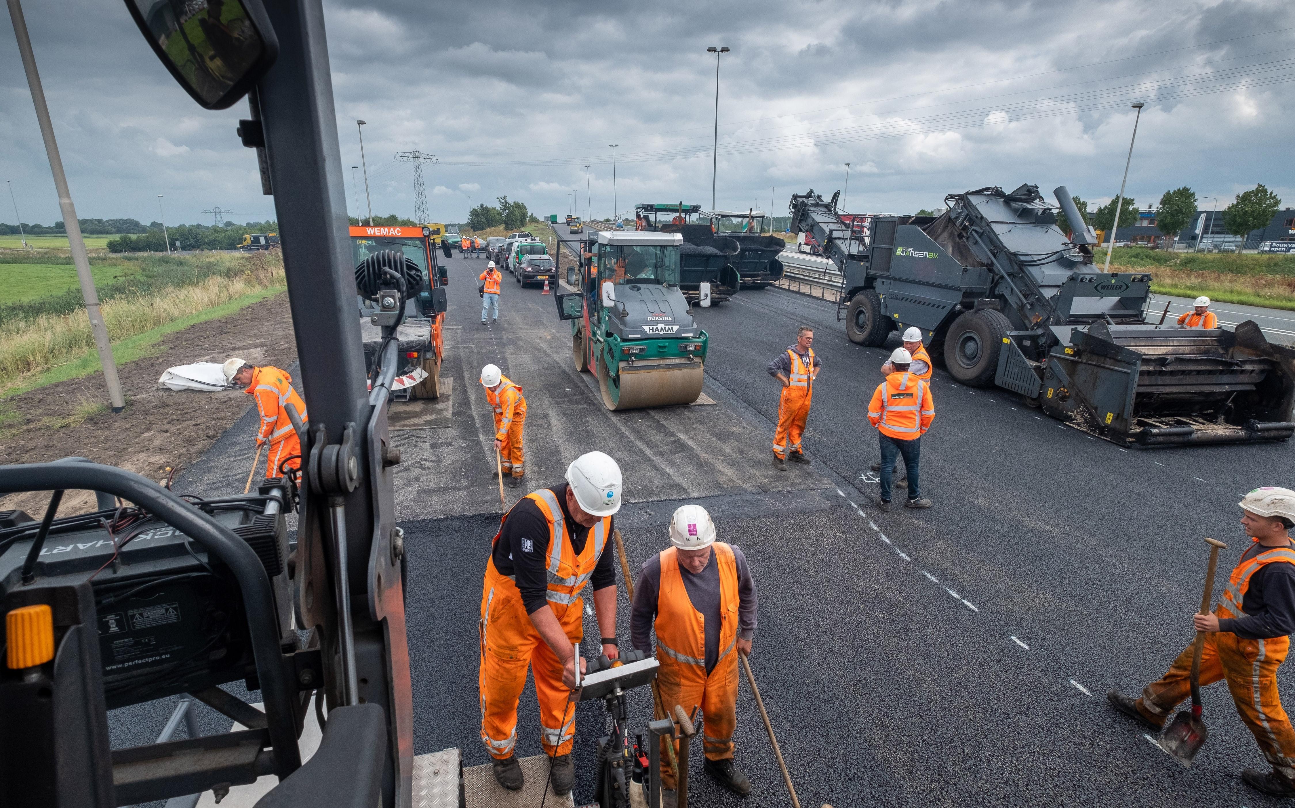 Herepoort haalt alles uit de kast voor eendrachtige asfalteerklus ringweg Groningen; alle regionale 