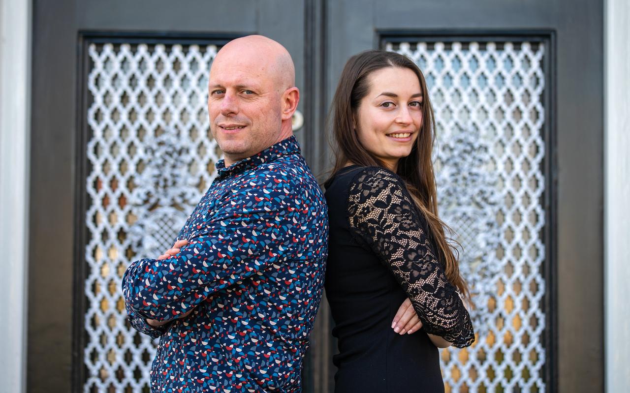 Robert Snorn en Jana Andonovski. Robert Snorn en Jana Andonovski.