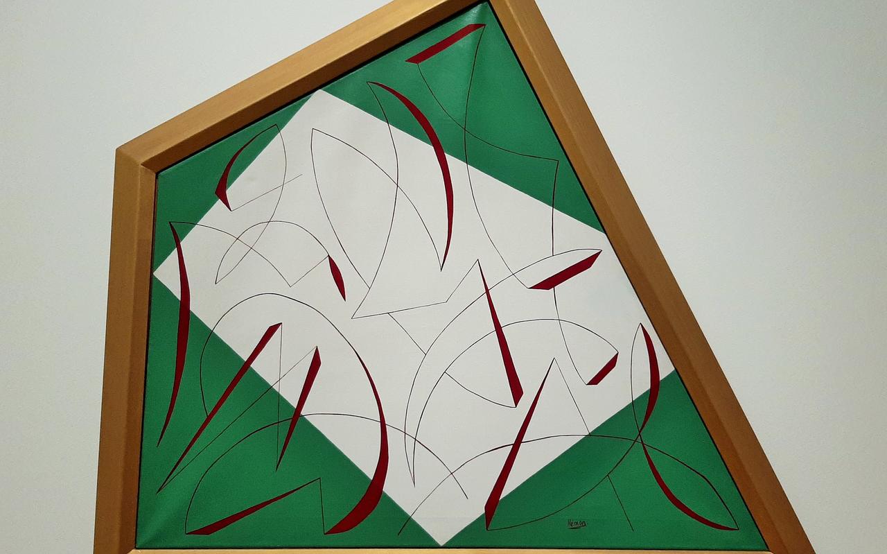Sedje Hémon: ‘Pétulance’ (1962) olieverf op doek. Sedje Hémon: ‘Pétulance’ (1962) olieverf op doek.
