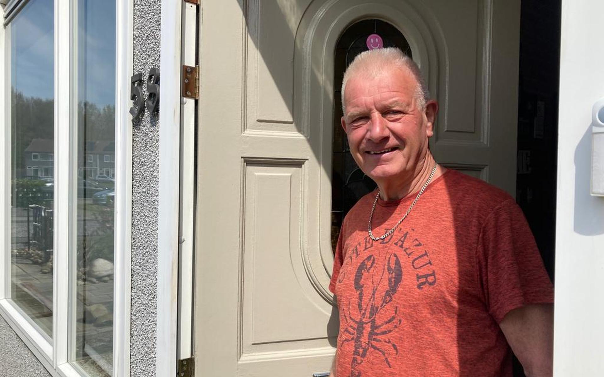 Albert Norder was niet thuis toen zijn huis werd beschoten. De kogel belandde onderin het matras op de slaapkamer.