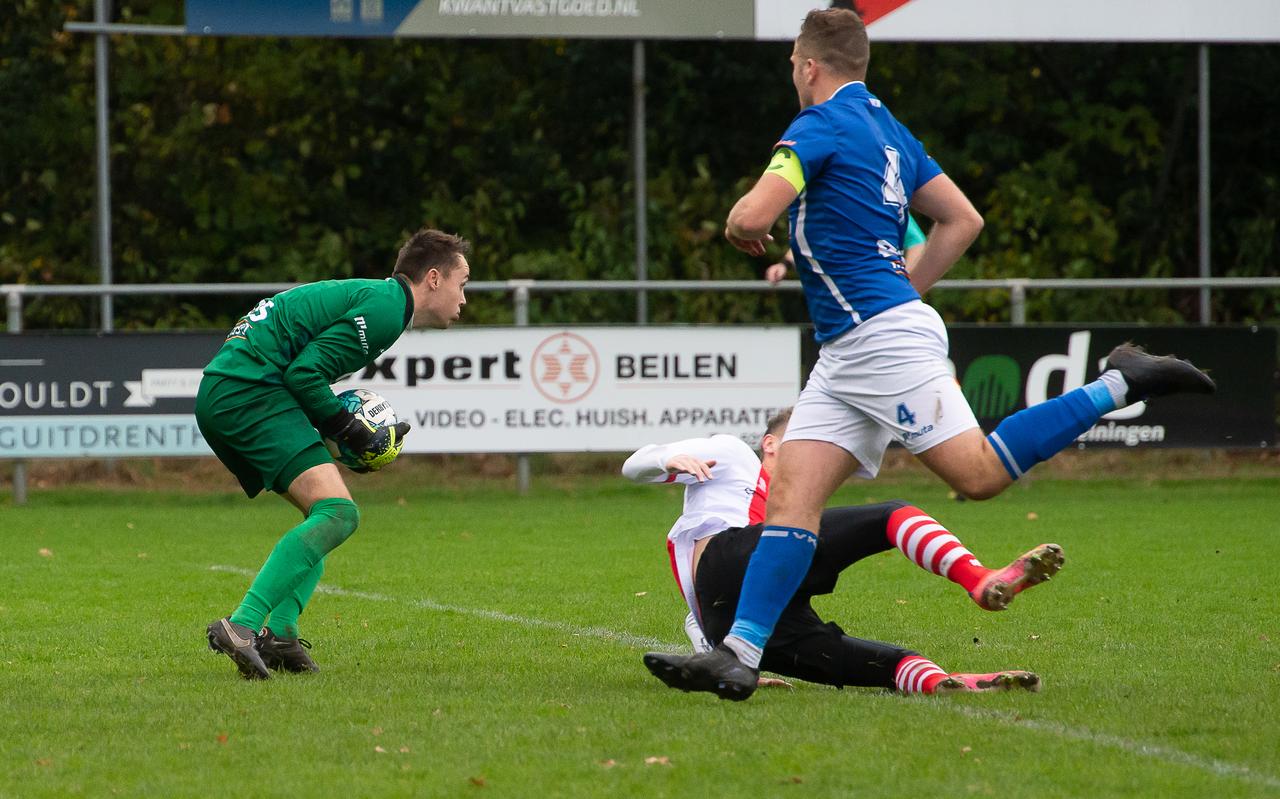 VKW-aanvoerder Durk de Jong eerder dit seizoen, tegen RKAVV. VKW-aanvoerder Durk de Jong eerder dit seizoen, tegen RKAVV.