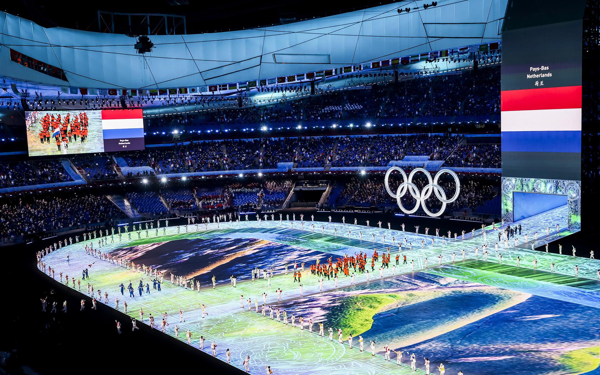 Bij de openingsceremonie van de Olympische Winterspelen in Peking ontbraken vrijdag talloze regeringsleiders.