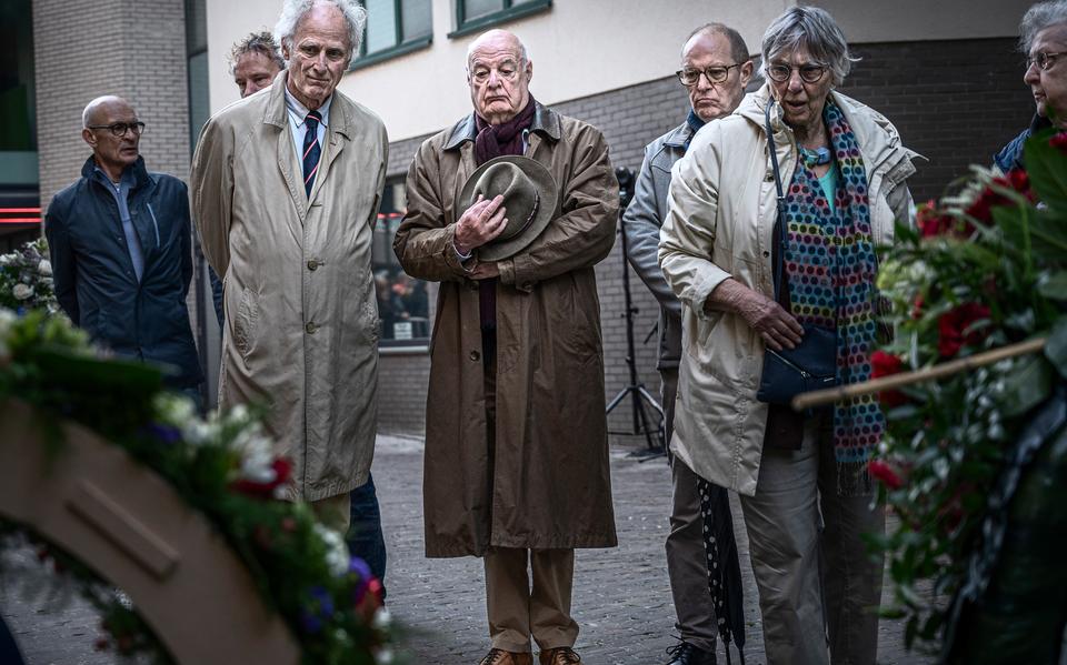 Dodenherdenking Martinikerkhof Groningen, vorig jaar.