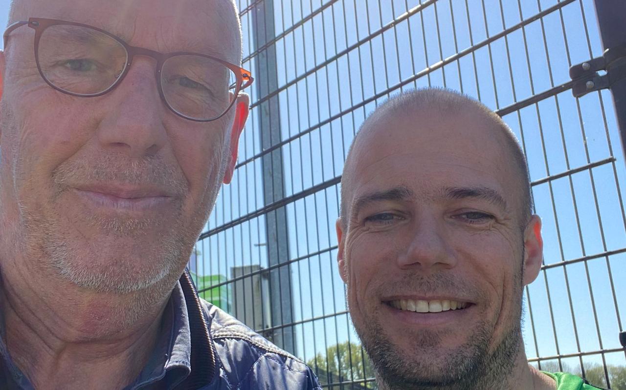 Wim Voogd en Danny Buijs. Wim Voogd en Danny Buijs.