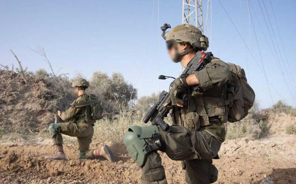 Israëlische soldaten nabij Rafah.