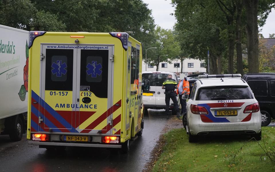 Bezorgster op de fiets gewond door aanrijding in Tolbert. Bezorgster op de fiets gewond door aanrijding in Tolbert.