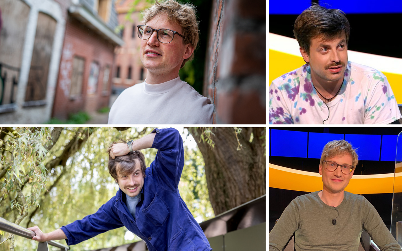 Joost Oomen en Bram Douwes schopten het tot de laatste finale van De Slimste Mens. Joost Oomen en Bram Douwes schopten het tot de laatste finale van De Slimste Mens.