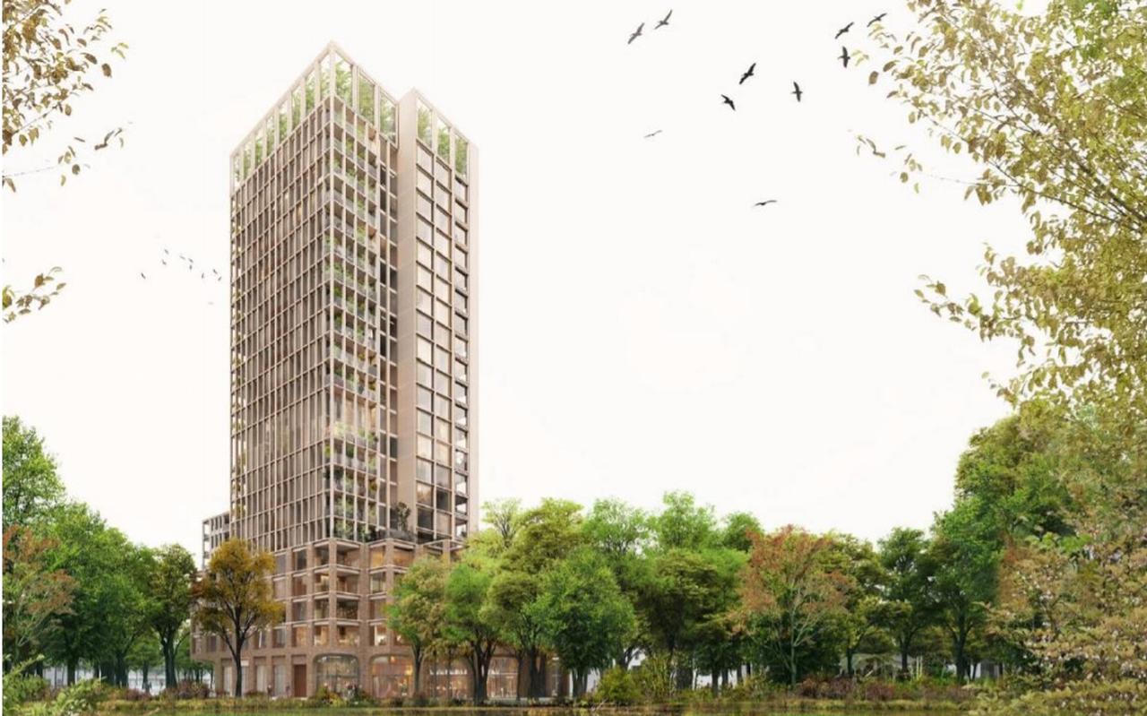 In Groningen worden de komende jaren duizenden woningen gebouwd, zoals deze toren op de oude ALO-locatie. GroenLinks, PvdA en D66 willen dat nieuwbouw volgens de strengst mogelijke duurzaamheidsnormen gebeurt. In Groningen worden de komende jaren duizenden woningen gebouwd, zoals deze toren op de oude ALO-locatie. GroenLinks, PvdA en D66 willen dat nieuwbouw volgens de strengst mogelijke duurzaamheidsnormen gebeurt.