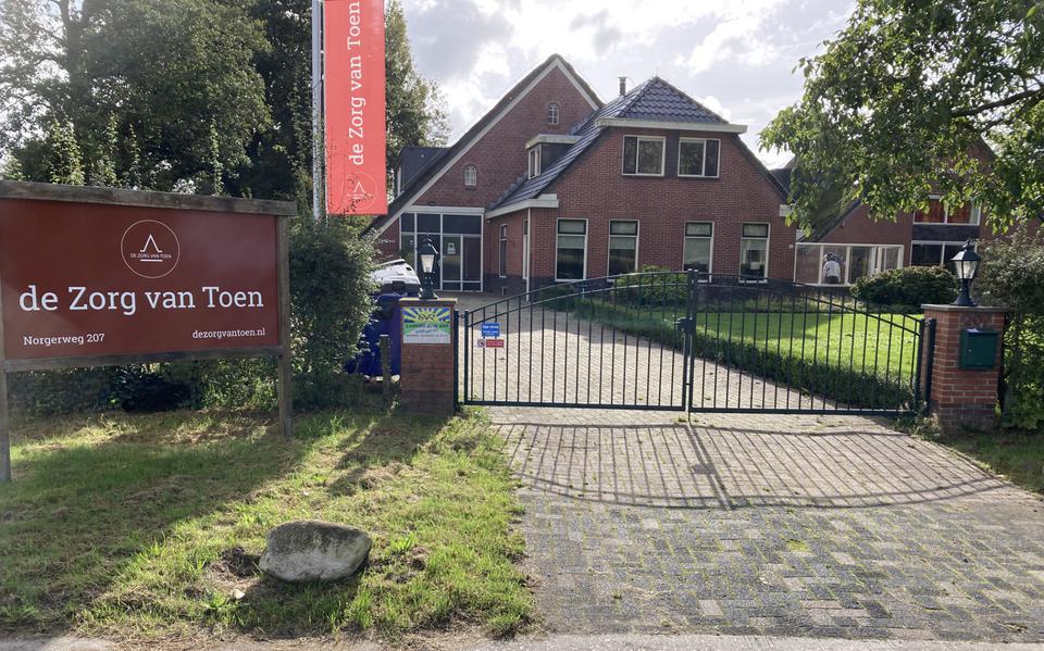 De Zorg van Toen in Donderen, waar ex-verslaafden met psychiatrische problemen worden opgevangen. 