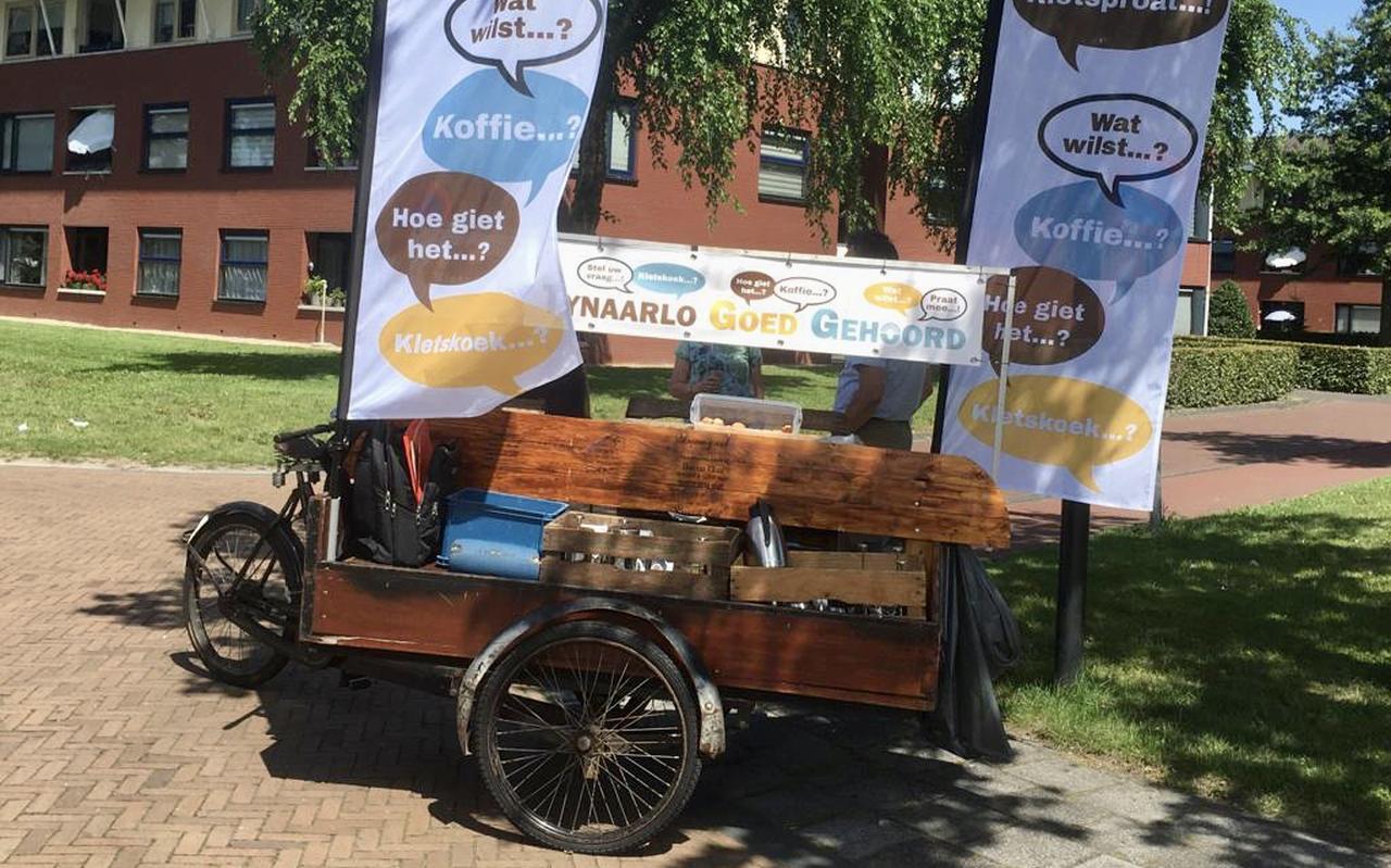 De bakfiets van Tynaarlo Goed Gehoord met koffie, thee en ranja. De bakfiets van Tynaarlo Goed Gehoord met koffie, thee en ranja.
