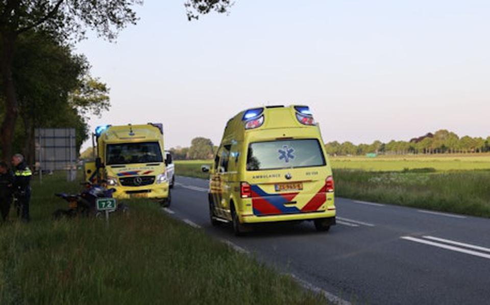 Man uit Aa en Hunze overlijdt bij ongeluk met quad in Gasselternijveen.