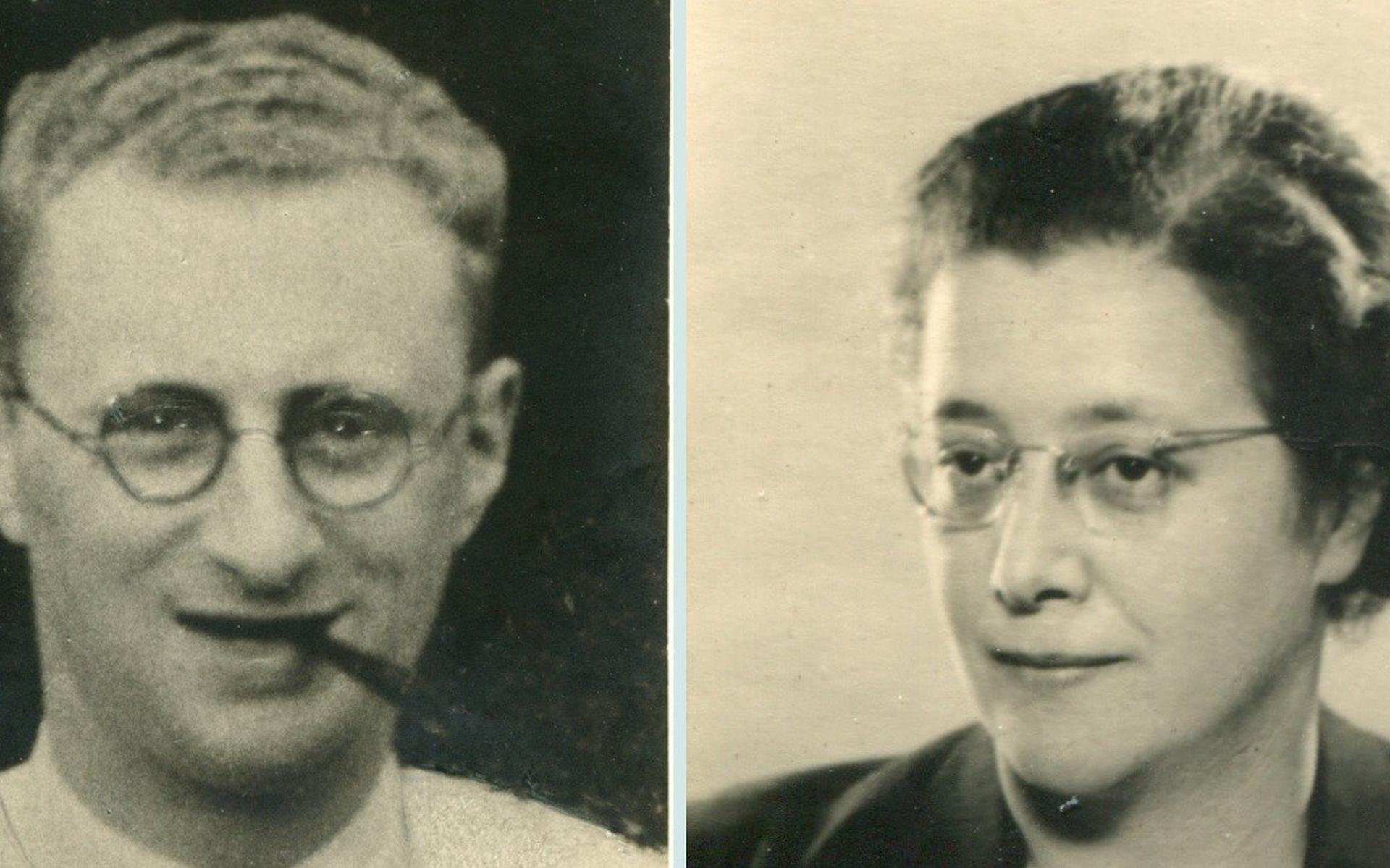 Het joodse echtpaar Comprecht Eckstein en Rosetta Eckstein-Lezer.