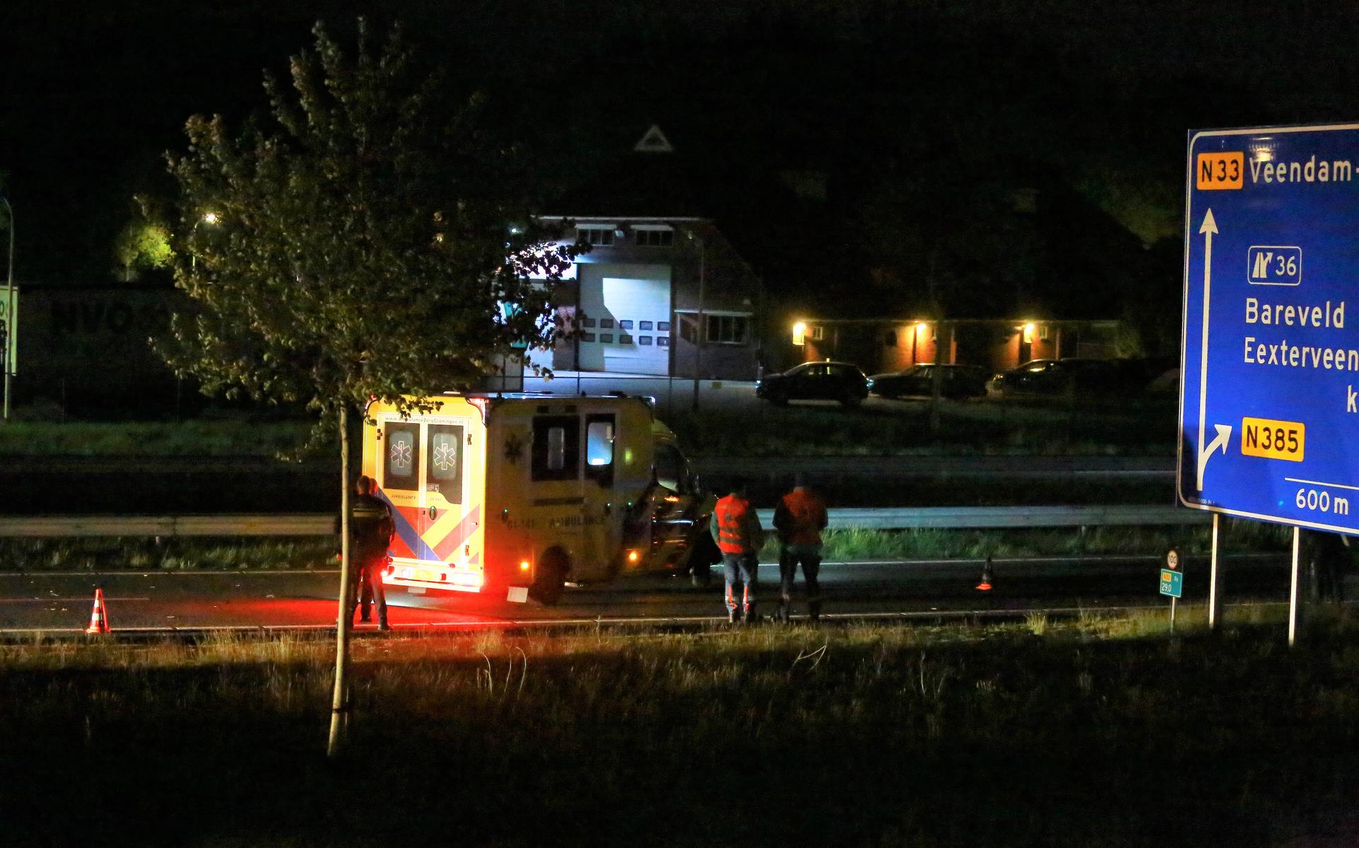 Fietser (17) uit Veendam overlijdt na aanrijding op autoweg N33 - Dagblad van het Noorden