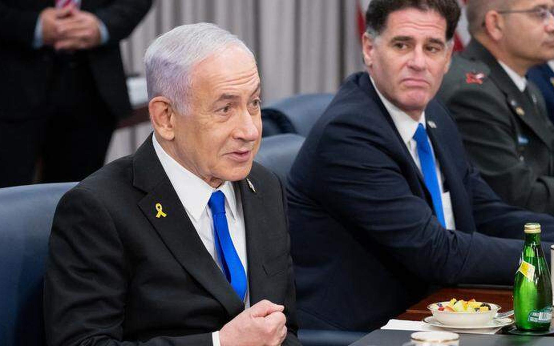 De Israëlische premier Benjamin Netanyahu.  