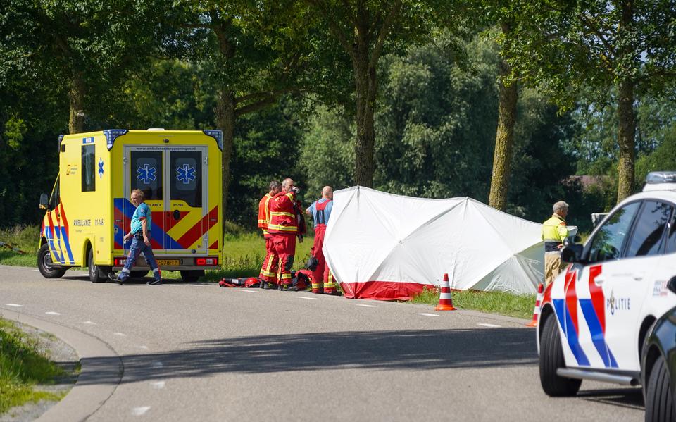 Motorrijder omgekomen bij eenzijdig ongeval in Den Ham.