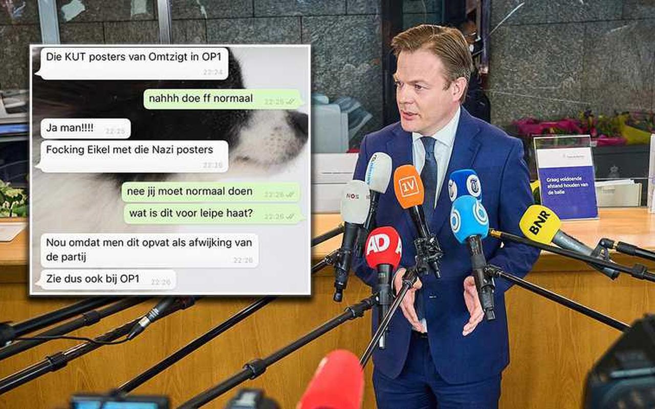Partijleden van het CDA over Omtzigt in appjes. Partijleden van het CDA over Omtzigt in appjes.