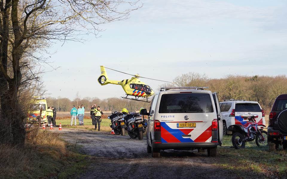 Bestuurder crossmotor overleden na ongeluk in Zuidvelde.