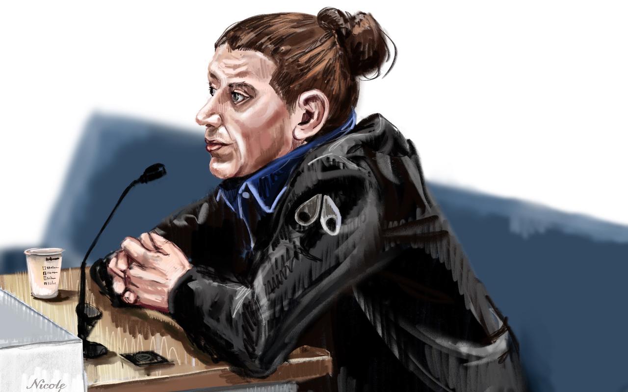 Laurens van der W. in de Rotterdamse rechtbank. Laurens van der W. in de Rotterdamse rechtbank.