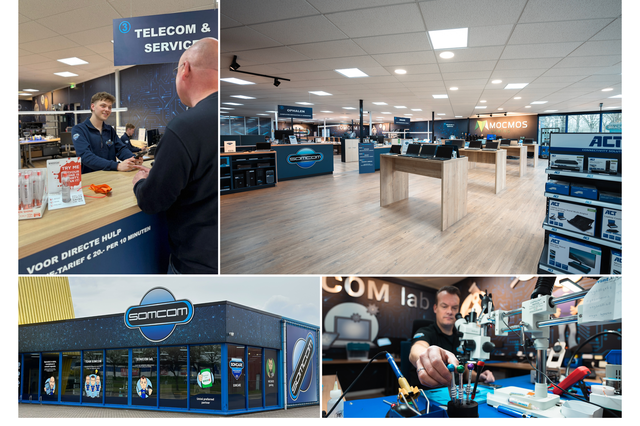 Bij computer- en telecomreparatiebedrijf SOMCOM in Assen staan vakmanschap en betrokkenheid hoog in 