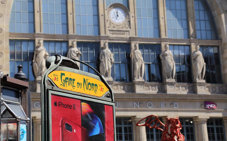 Station Gare du Nord in Parijs.