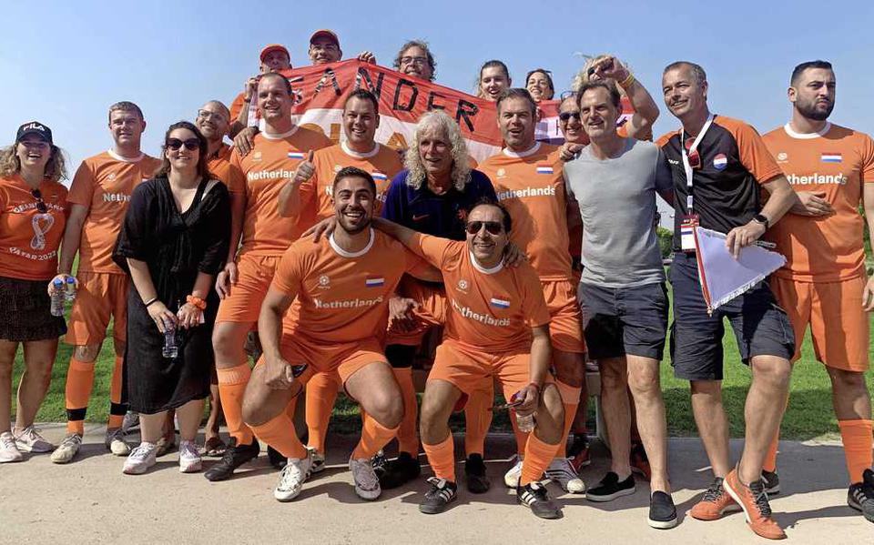 Het supportersteam van Oranje.