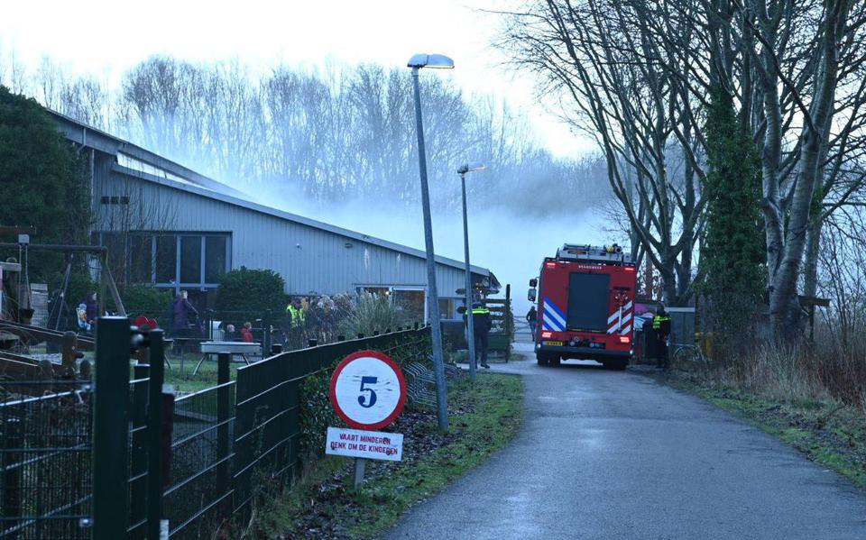 Bij een kinderopvang aan het Koerspad in Groningen is donderdagmorgen even na half negen brand uitgebroken. 
