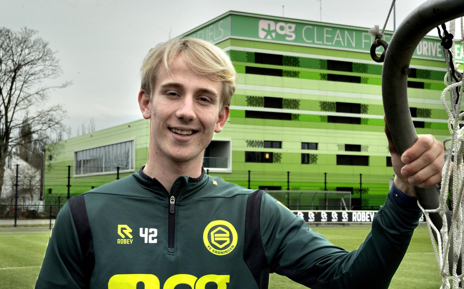 Thijmen Blokzijl voor het Topsportzorgcentrum.