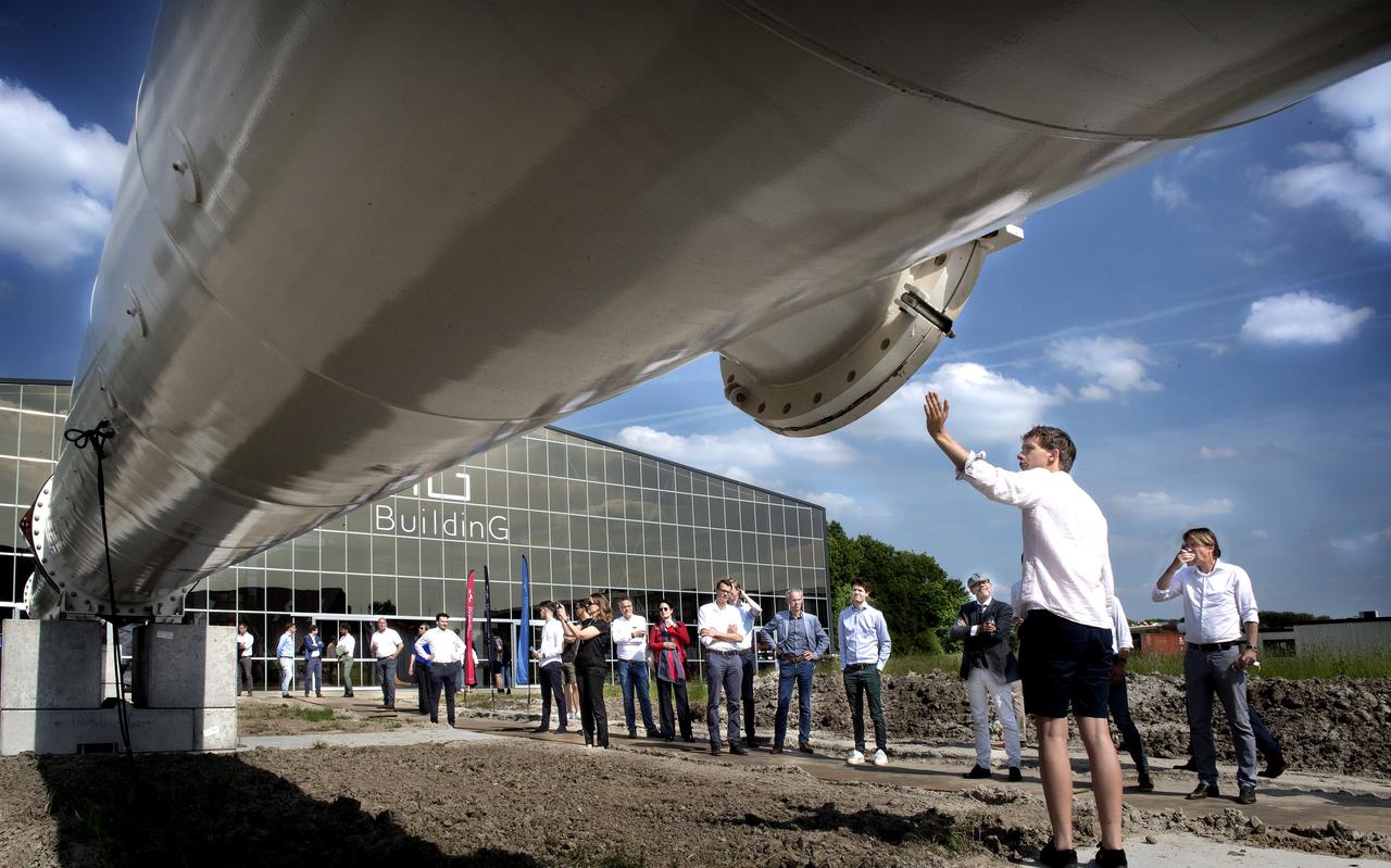 Tijdens het New Energy Forum is ook de hyperloop te bekijken. Foto: Peter Wassing.                                                                                                                                                               
