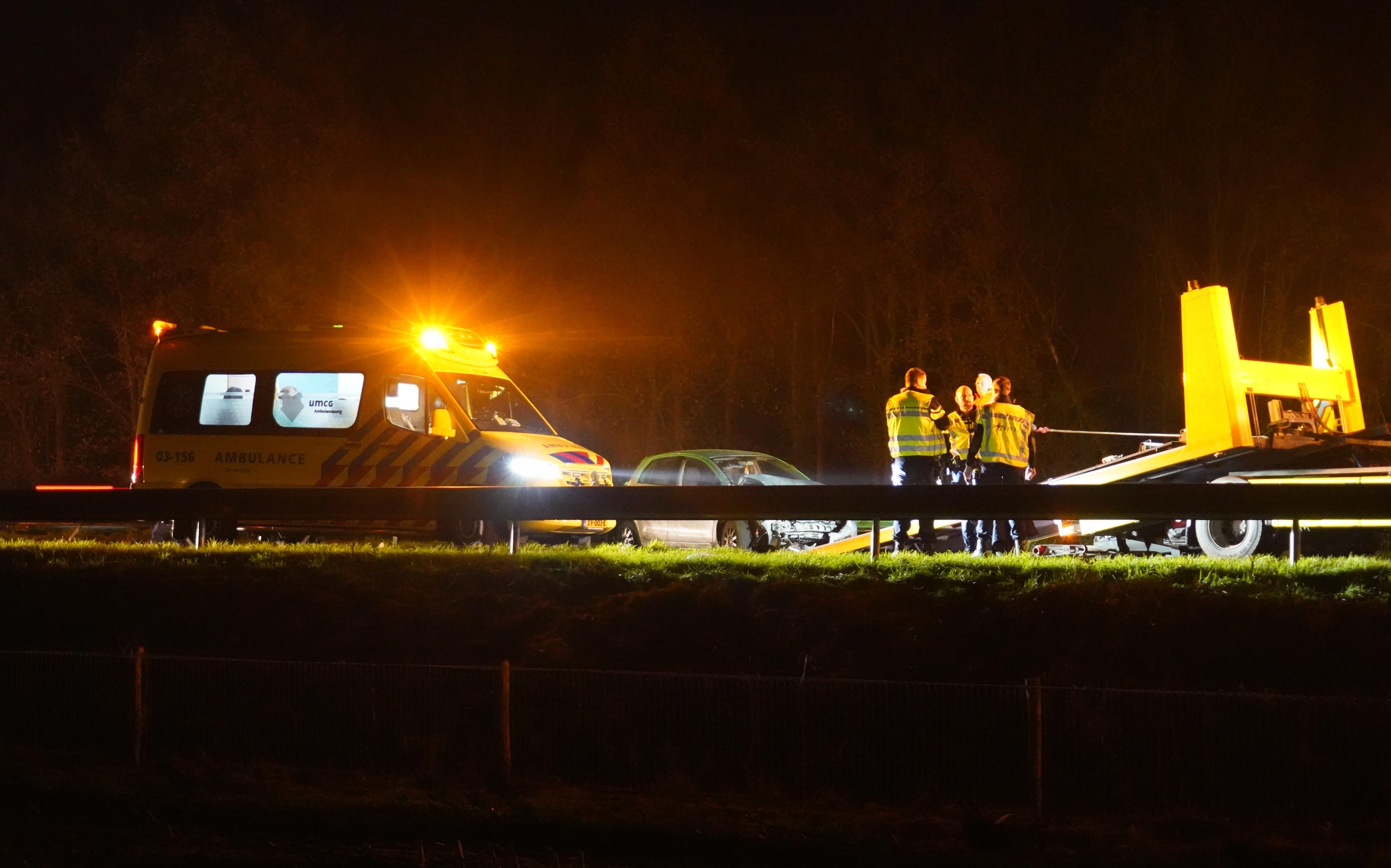 A28 tussen de Wijk en knooppunt Lankhorst dicht na ongeluk