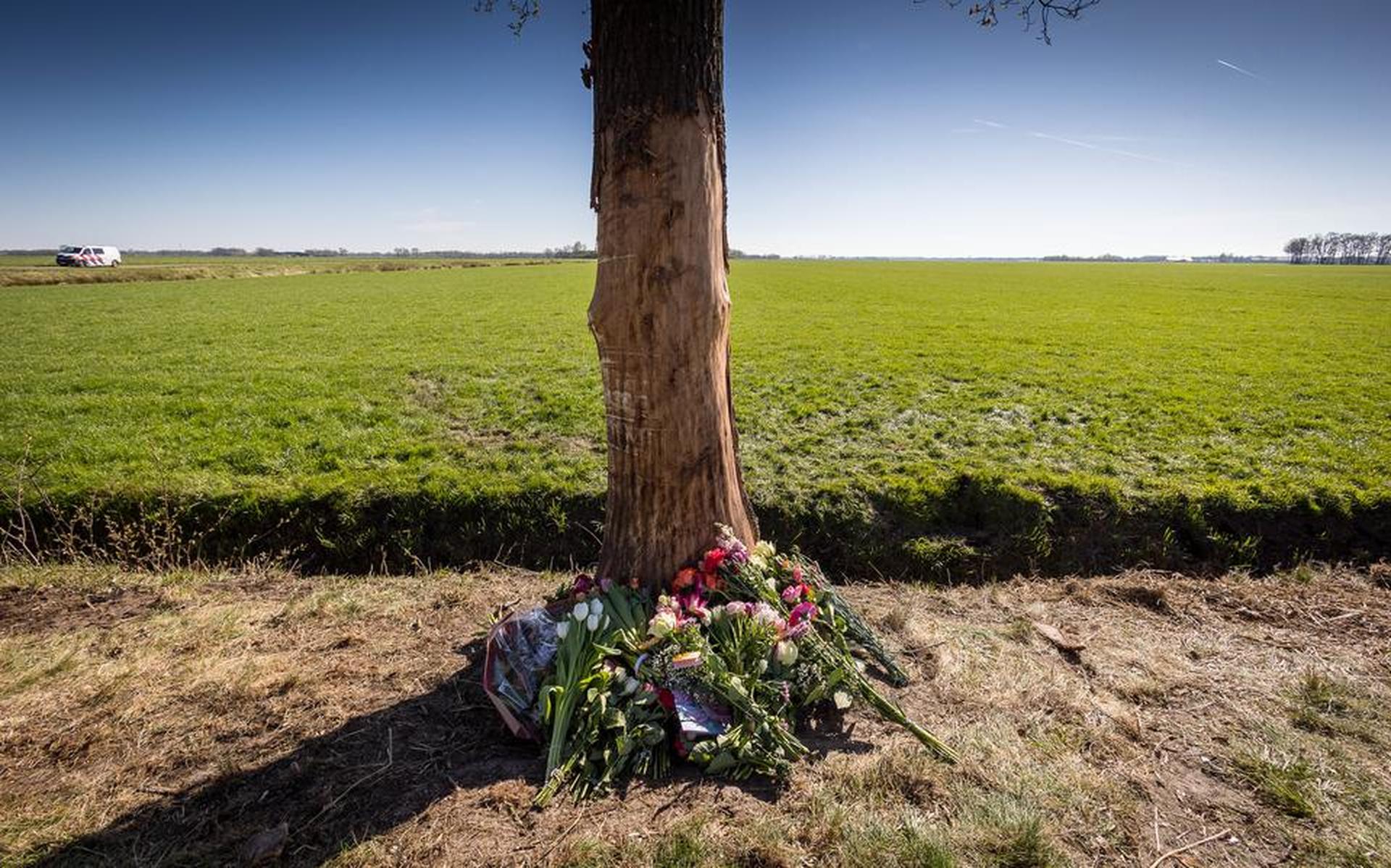 De plek des onheils aan de Osseweidenweg bij Havelte. Foto: Wilbert Bijzitter