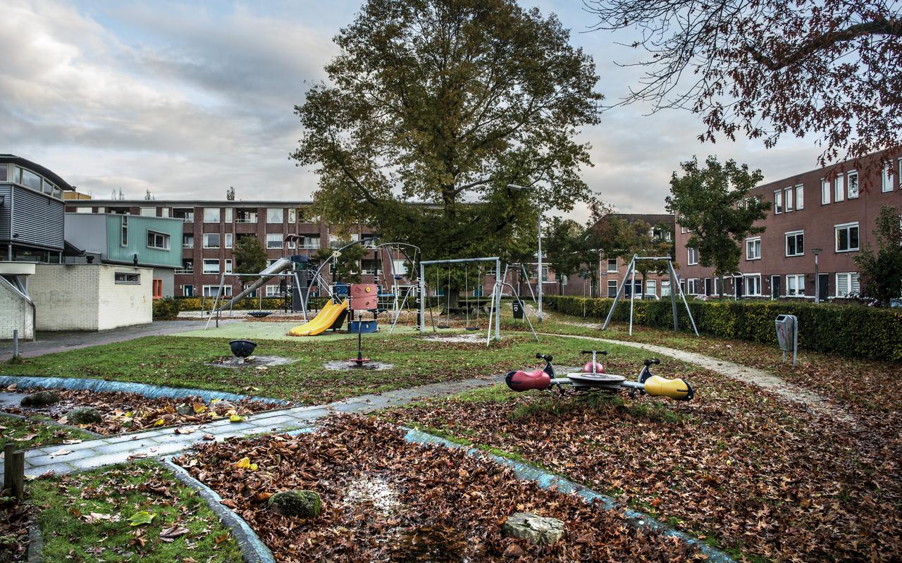 Speeltuintje aan de Borgwal in de Vogelaarwijk De Hoogte in Groningen.