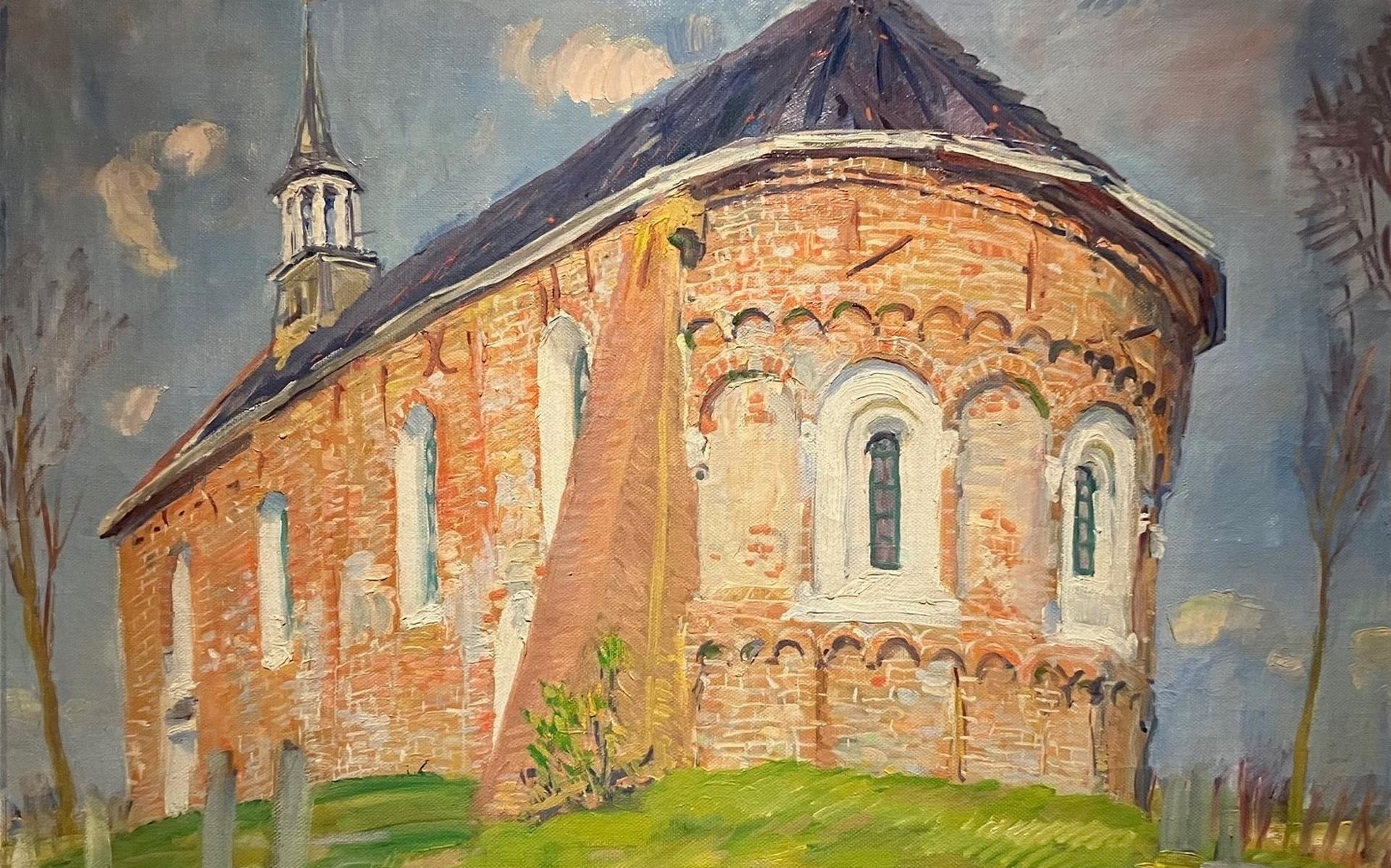 Kleurrijke kerken als inspiratiebron. Alsof de geest van Vincent van Gogh over het Reitdiepdal zweef