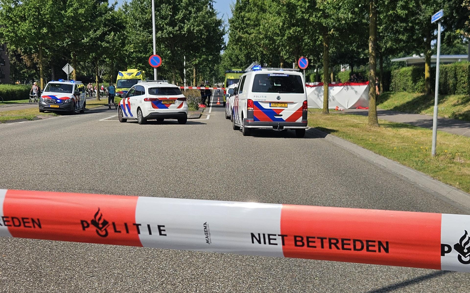 Fietser ernstig gewond bij ongeluk in Hoogeveen.