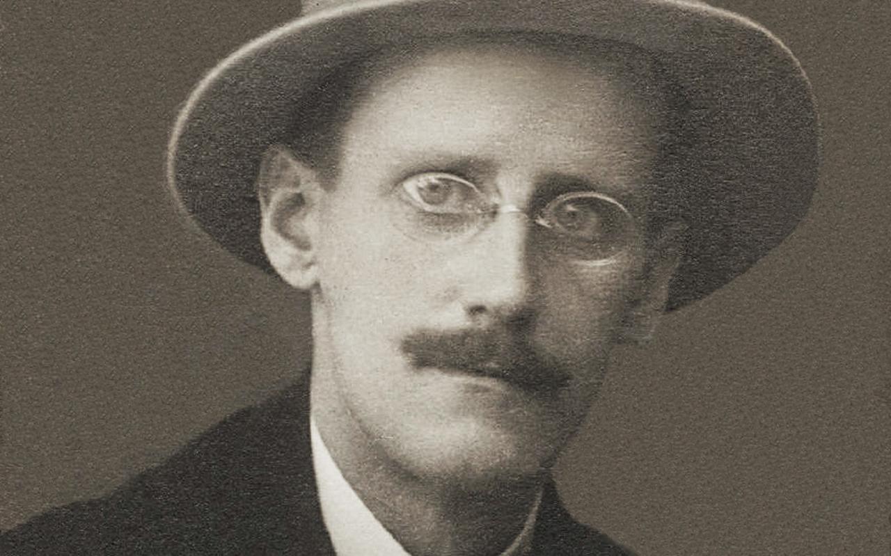 De Ierse schrijver James Joyce werd rond 1915 gefotografeerd door Alex Ehrenzweig. De Ierse schrijver James Joyce werd rond 1915 gefotografeerd door Alex Ehrenzweig.