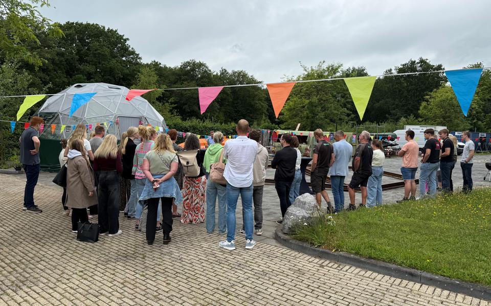 Veel belangstelling tijdens de officiële opening van de Dome.