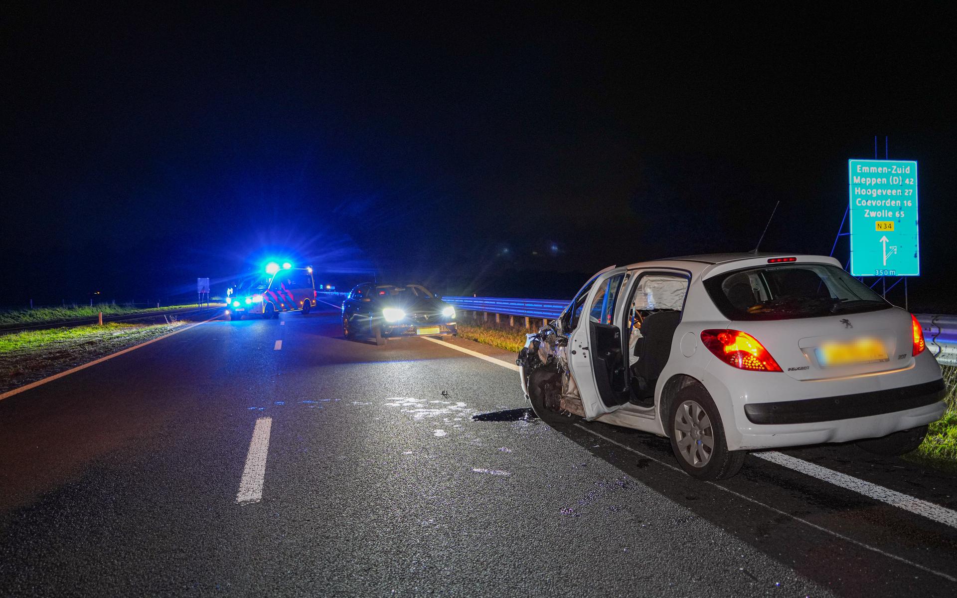 Ongeluk Door Spookrijder Op N34 Bij Emmen - Dagblad Van Het Noorden