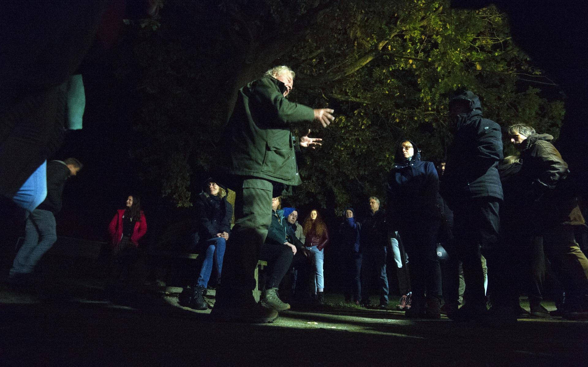 Het Lauwersmeergebied profileert zich ook nu al als Dark Sky Park, zoals hier bij de jaarlijkse 'Nacht van de Nacht'. Het project 'Donkerte van de Wadden' versterkt dat komend jaar nog verder.