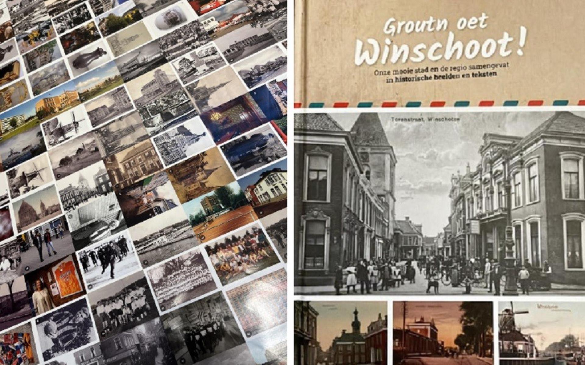 In het boek ‘Groutn oet Winschoot!’ dienen 216 historische foto's te worden geplakt.