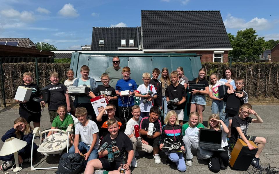 De leerlingen van CSB De Lindenborgh in Musselkanaal.
