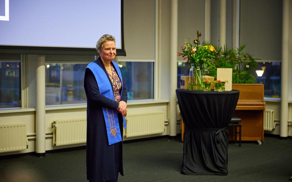 Lisette Oudhuis is vrijdag geïnstalleerd als lector Healthy Food and Nutrition.
