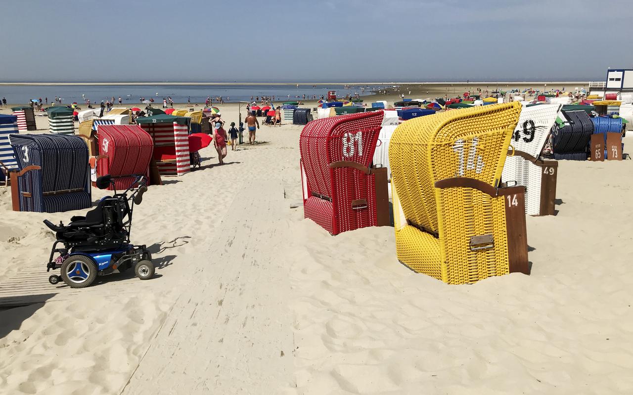 Op het toeristeneiland Borkum zien ze het boorplatform in zee niet zitten Op het toeristeneiland Borkum zien ze het boorplatform in zee niet zitten