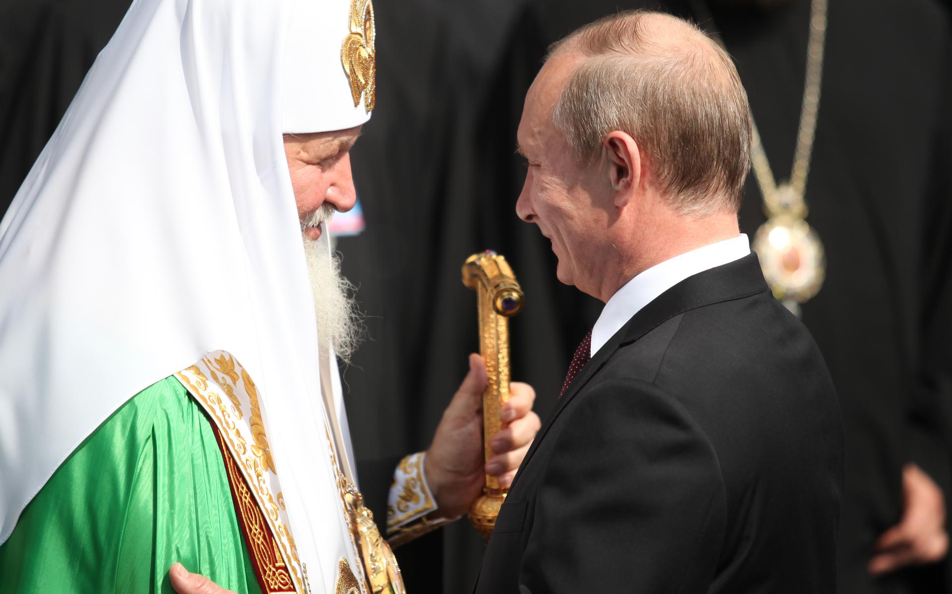 Putin en de 'Russische paus'