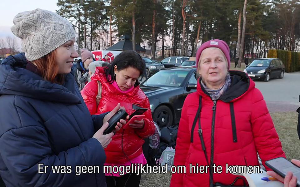 Vluchtelingen bij Poolse grens: ‘Het was bijna onmogelijk’