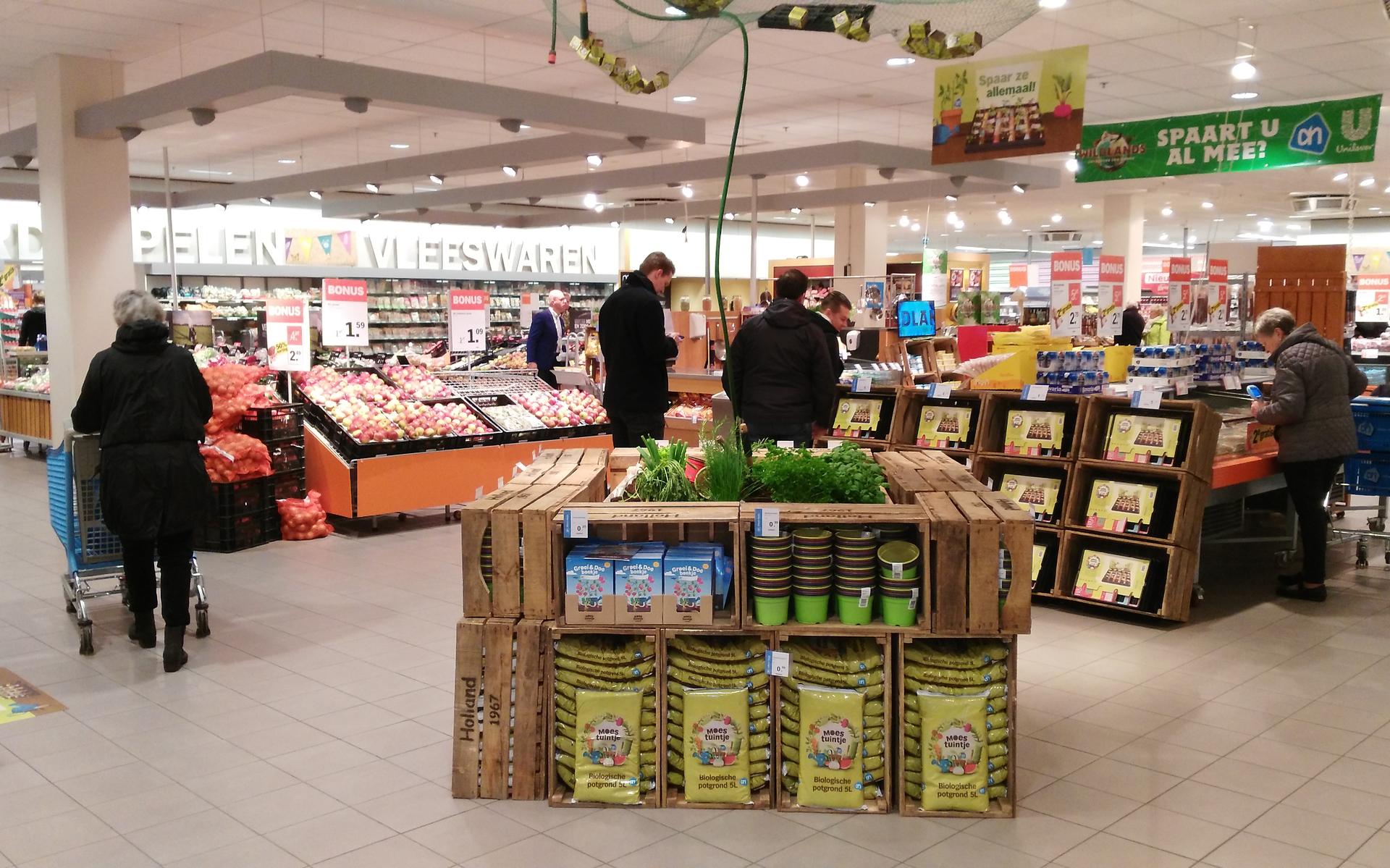 Bij Albert Heijn kan weer voor moestuinspullen gespaard worden