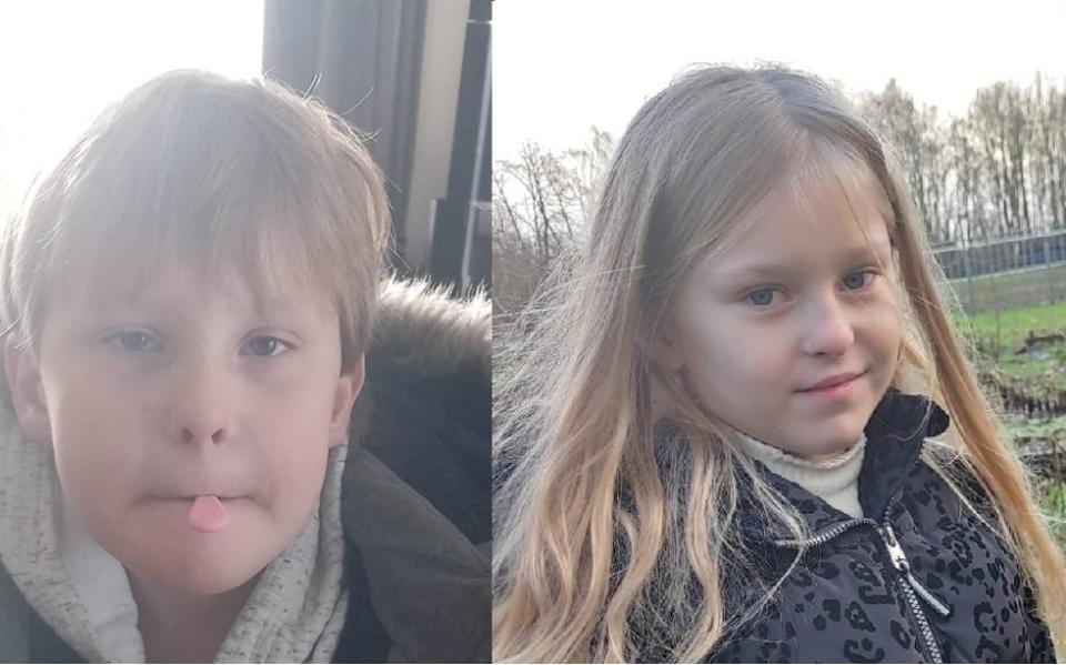 Jeffrey (10) en Emma (8).
