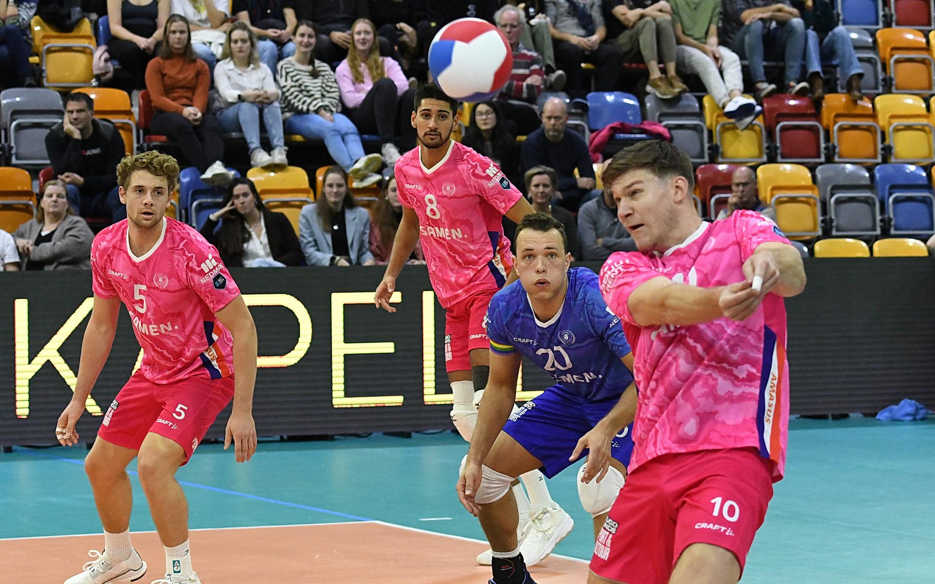 Well-performing volleyball team Lycurgus from Groningen beat Dynamo in Apeldoorn 3-1
