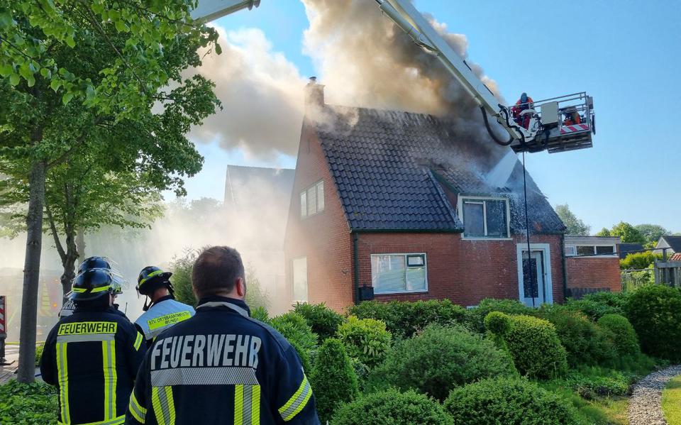 Uitslaande brand in Bad Nieuweschans.
